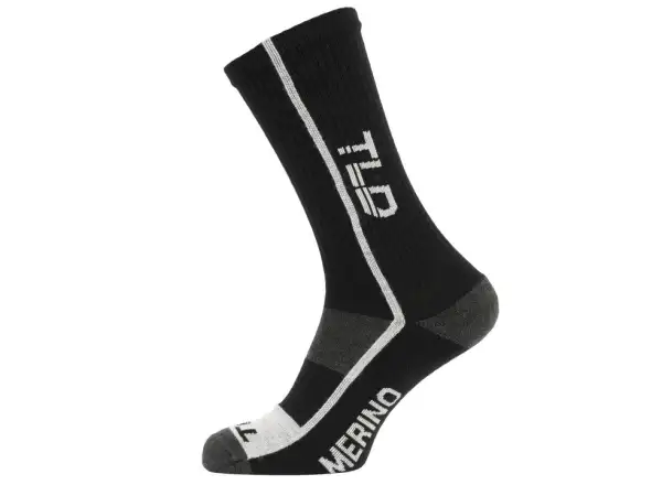Troy Lee Designs Chill Merino Wool Socken Mono Black