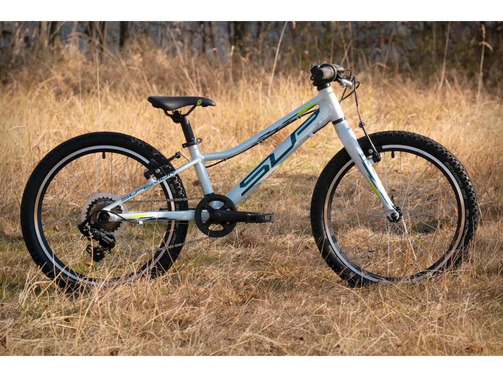Superior Racer XC 20 Gloss White/Blue/NeonYellow Kinder-Mountainbike
