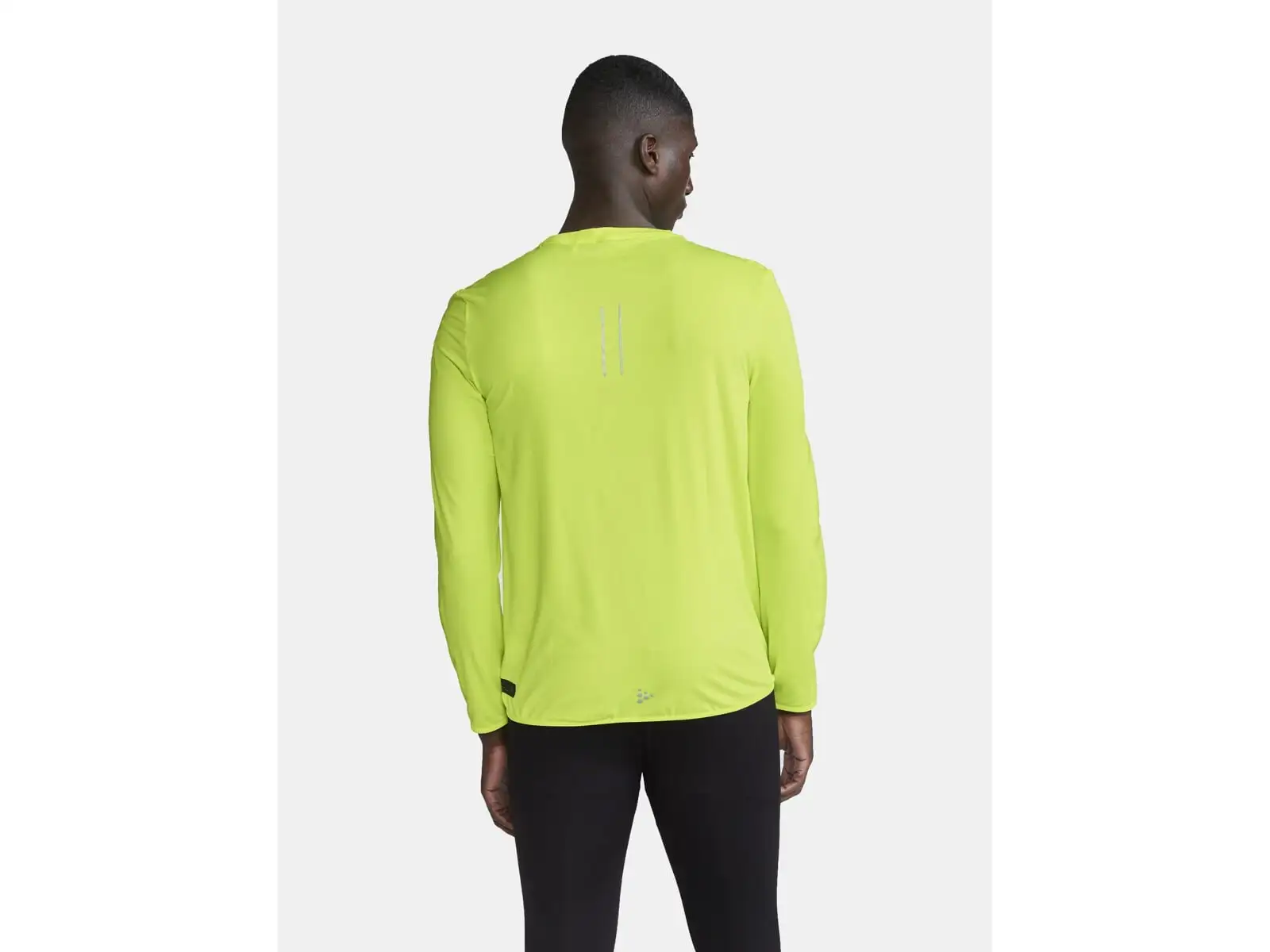 Craft Pro Hypervent Wind Herren-Laufshirt Langarm gelb