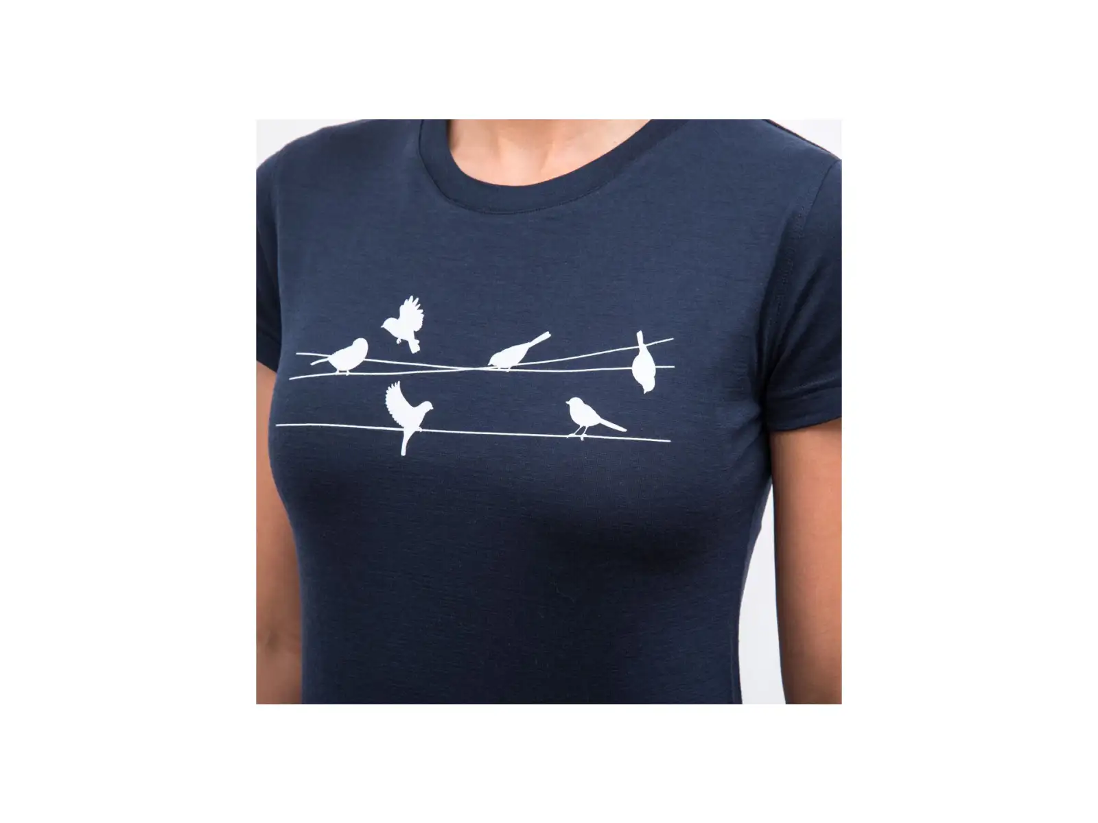 Sensor Merino Active Damen-T-Shirt kurzarm Deep Blue