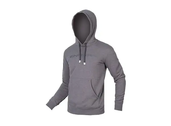 Endura One Clan Herrenhoodie mit Kapuze Grau