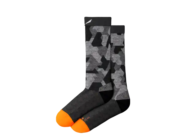 Salewa Pedroc Camo Merino Crew Herrensocken Black Out