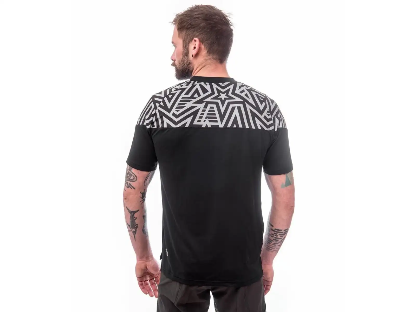 Sensor Helium Herren-Trikot kurzarm schwarz/Stars