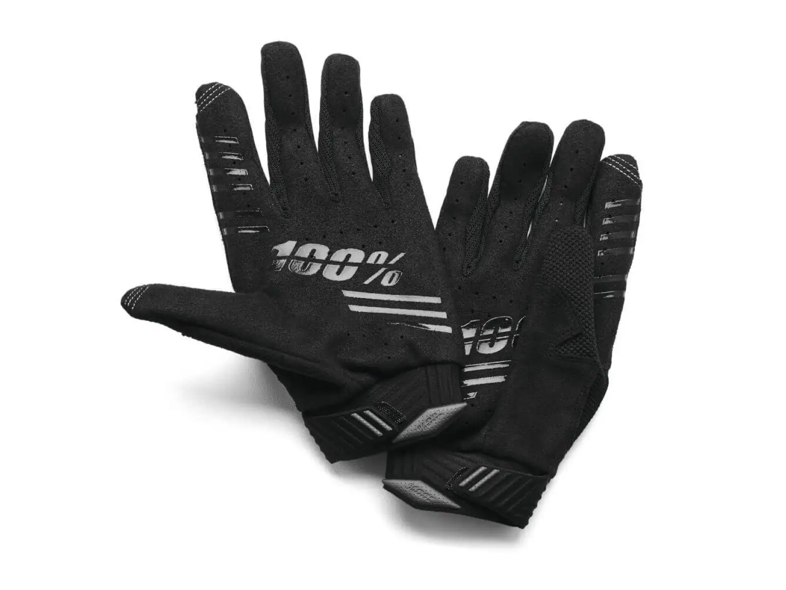 100% R-Core Herrenhandschuhe lang Schwarz