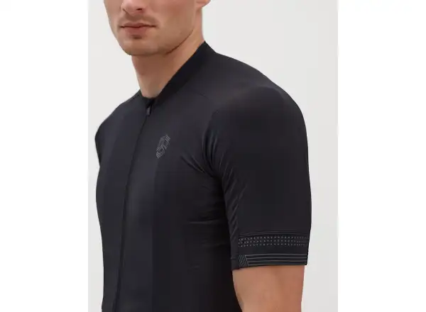 Silvini Ceno Herren-Trikot mit kurzem Ärmel schwarz