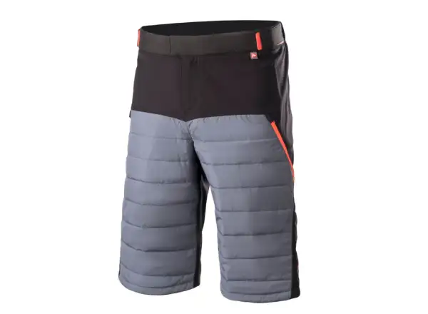 Alpinestars Denali 2 Herrenshorts Grisaille Black/Coral Fluo