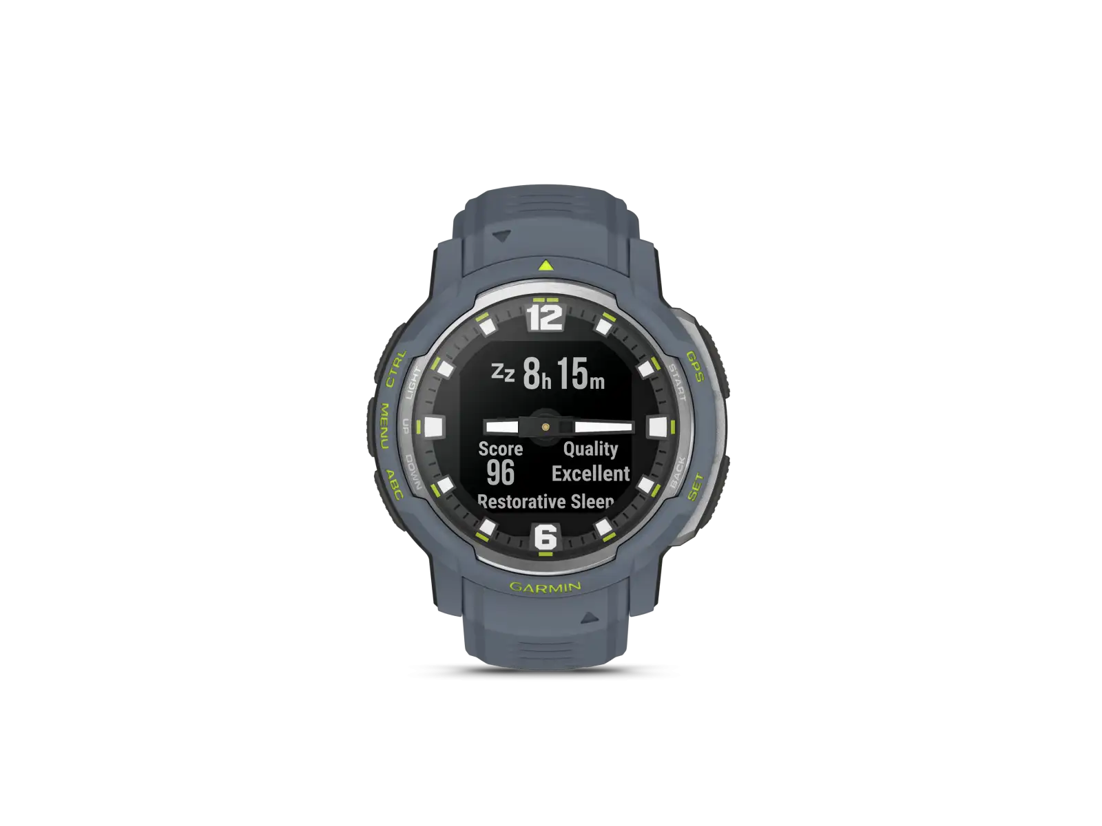 Garmin Instinct Crossover Standard Edition Smartwatch Blue Granite