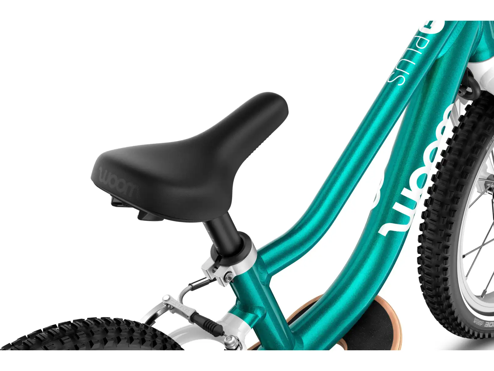 Woom GO 1 Plus Metallic Turquoise 14 Kinderlaufrad