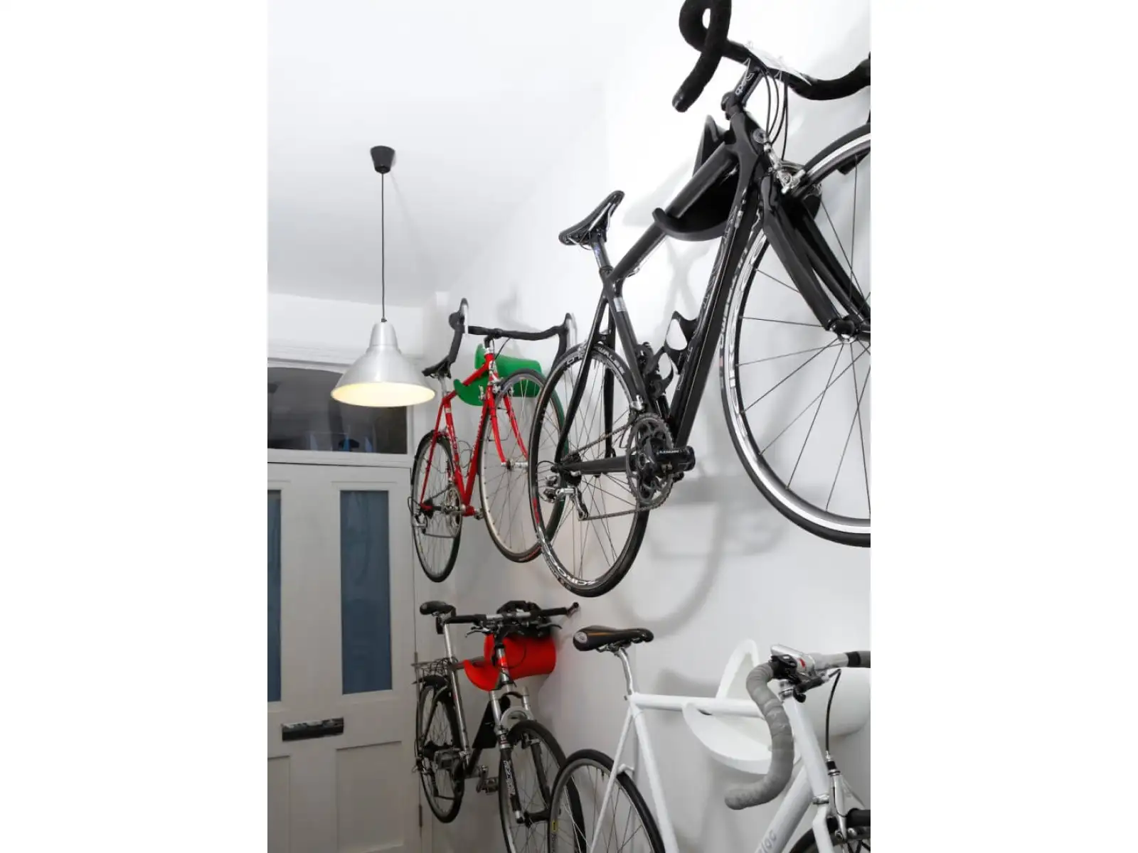 Cycloc Solo Fahrradhalterung an der Wand gelb