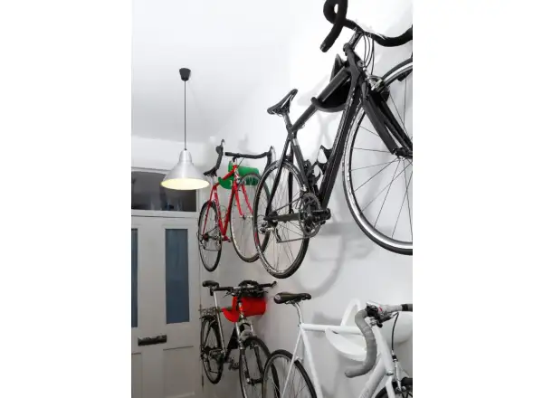 Cycloc Solo Fahrradhalterung an der Wand gelb