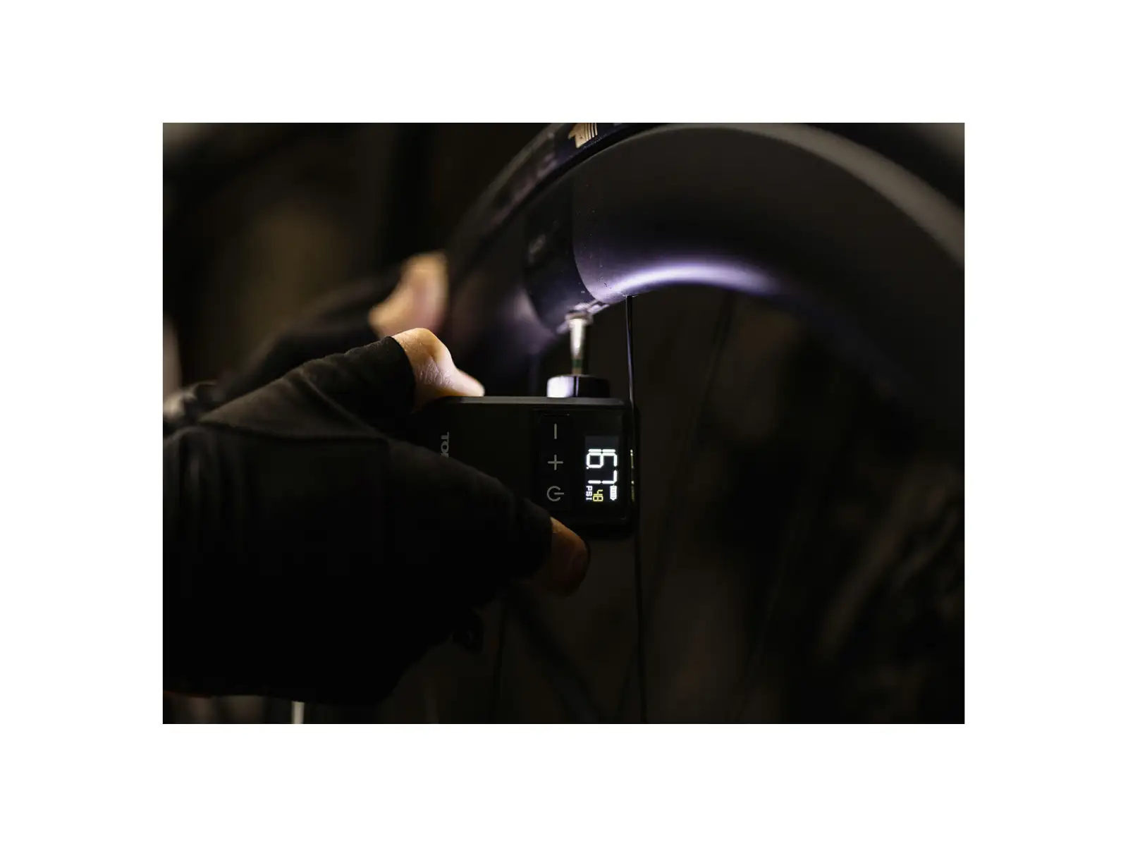 Topeak Pumpe E-booster Digital Mini
