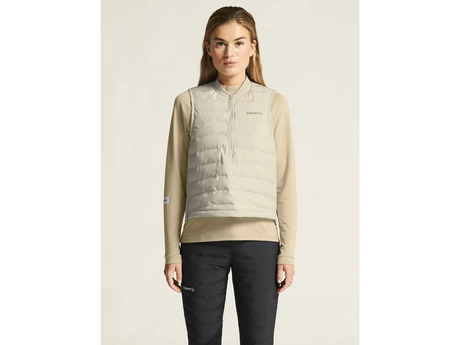 CRAFT SubZ 5 Damen Laufweste beige