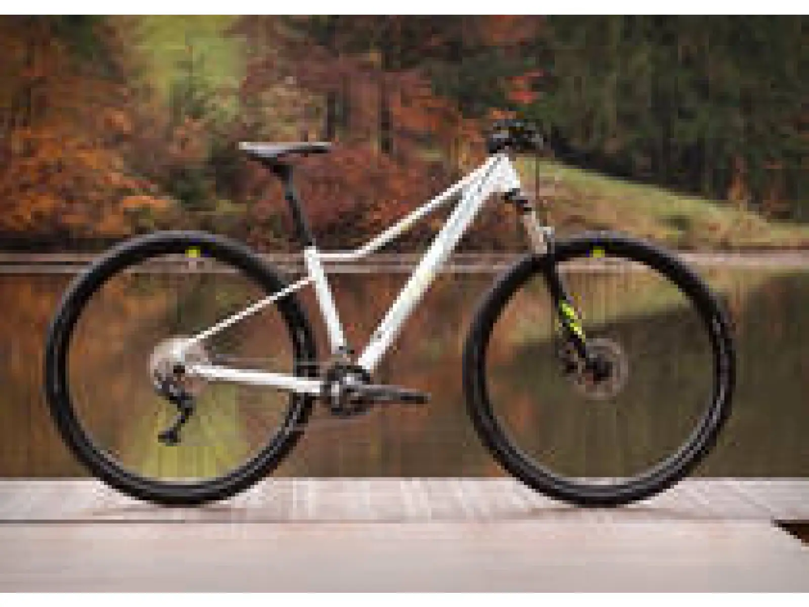 Superior XC 889 W Glanz Weiß/Blau/Limette Mountainbike