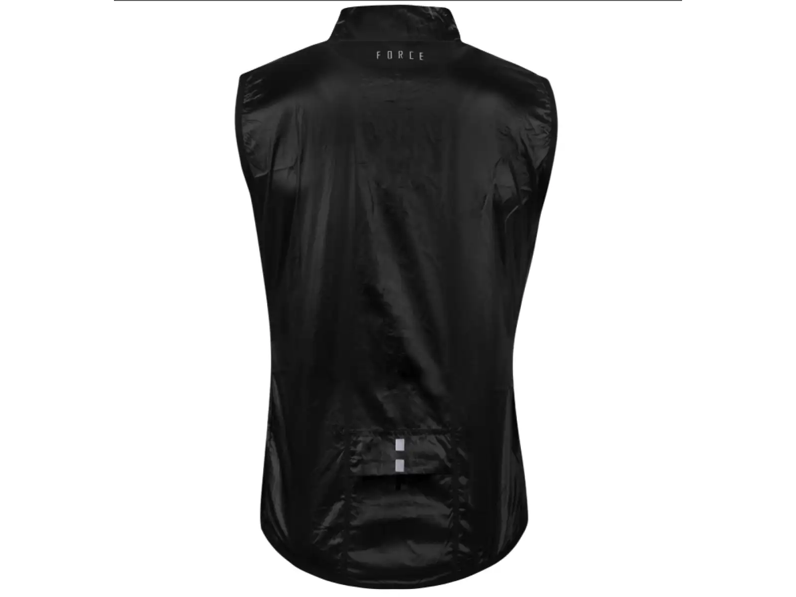 Force Windpro winddichte Unisex-Weste schwarz