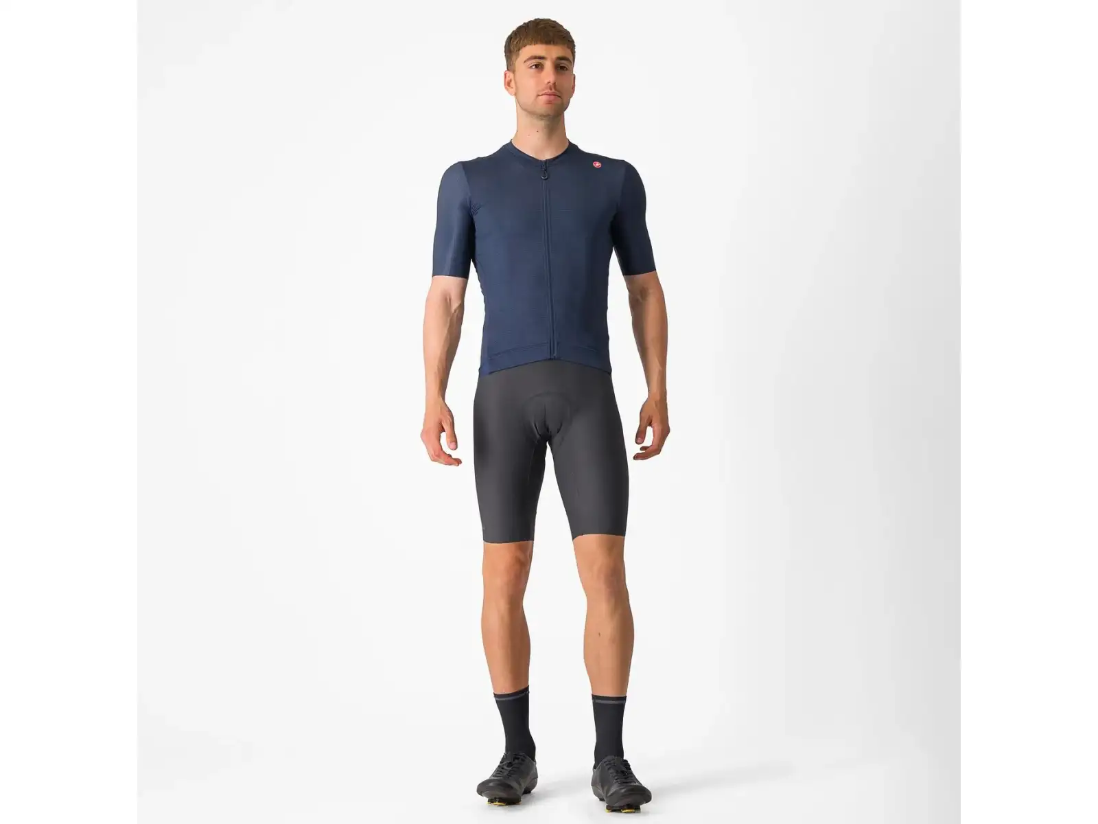 Castelli Espresso Herren-Trikot Kurzarm Belgian Blue/Silver Moon