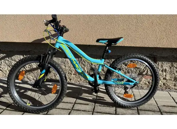 Rock Machine Storm 20 VB Kinderfahrrad Gloss Neon Cyan/Yellow/Petrol