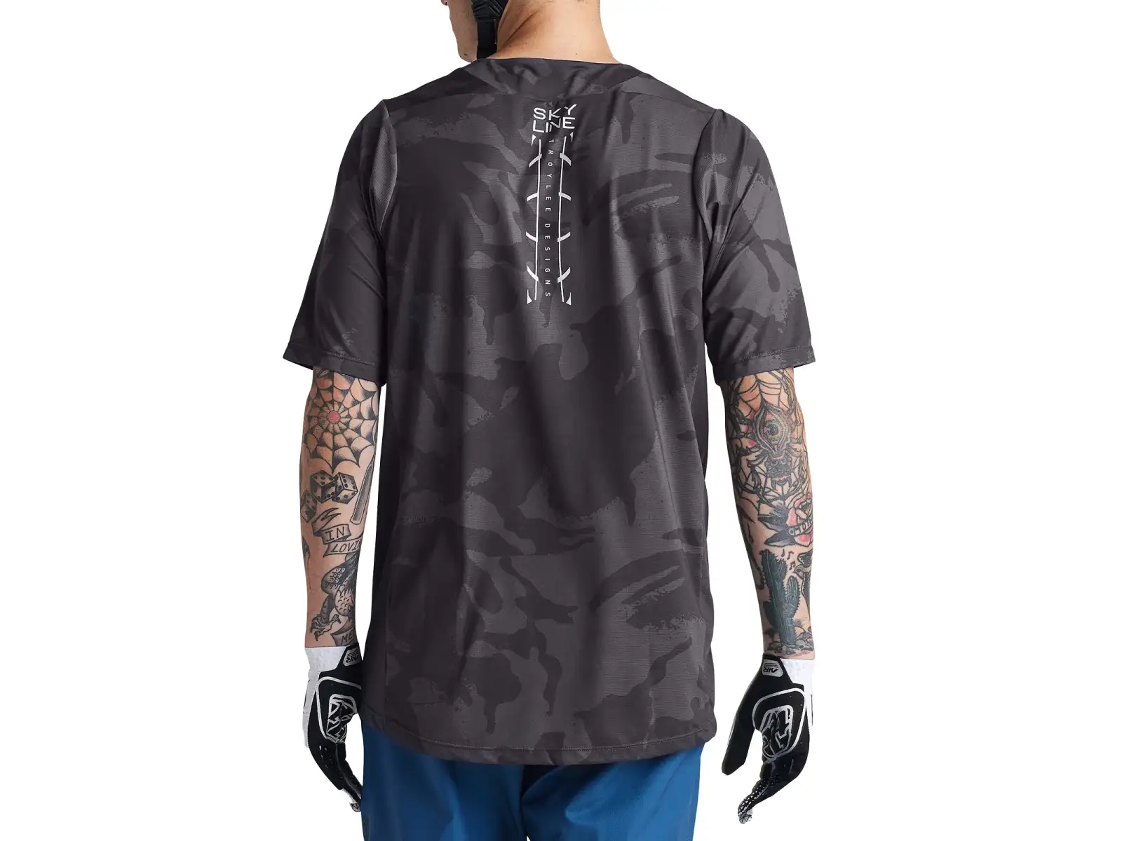 Troy Lee Designs Skyline Herren-Trikot Kurzarm Shadow Camo Carbon