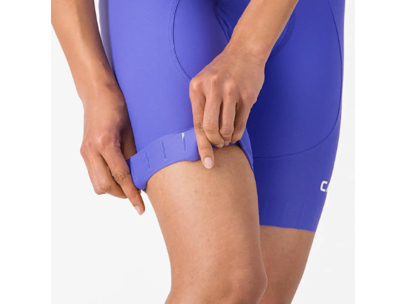 Castelli Espresso 2 W Damen-Shorts mit Einsatz und Trägern Ultraviolet
