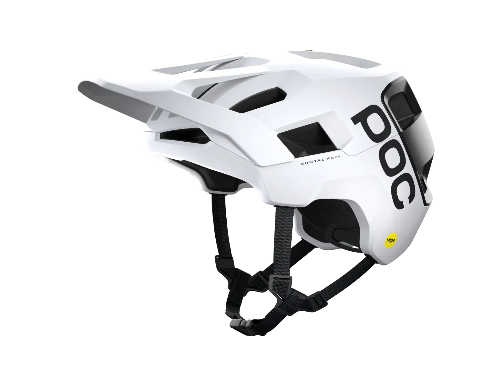 POC Kortal Race MIPS Helm Hydrogen White/Uranium Black Matt