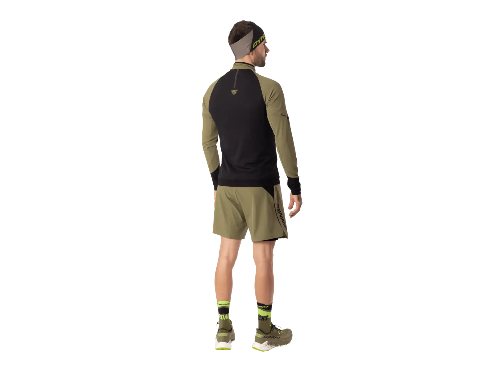 Dynafit Alpine Zip Herren-Laufshirt Langarm Military green/0910