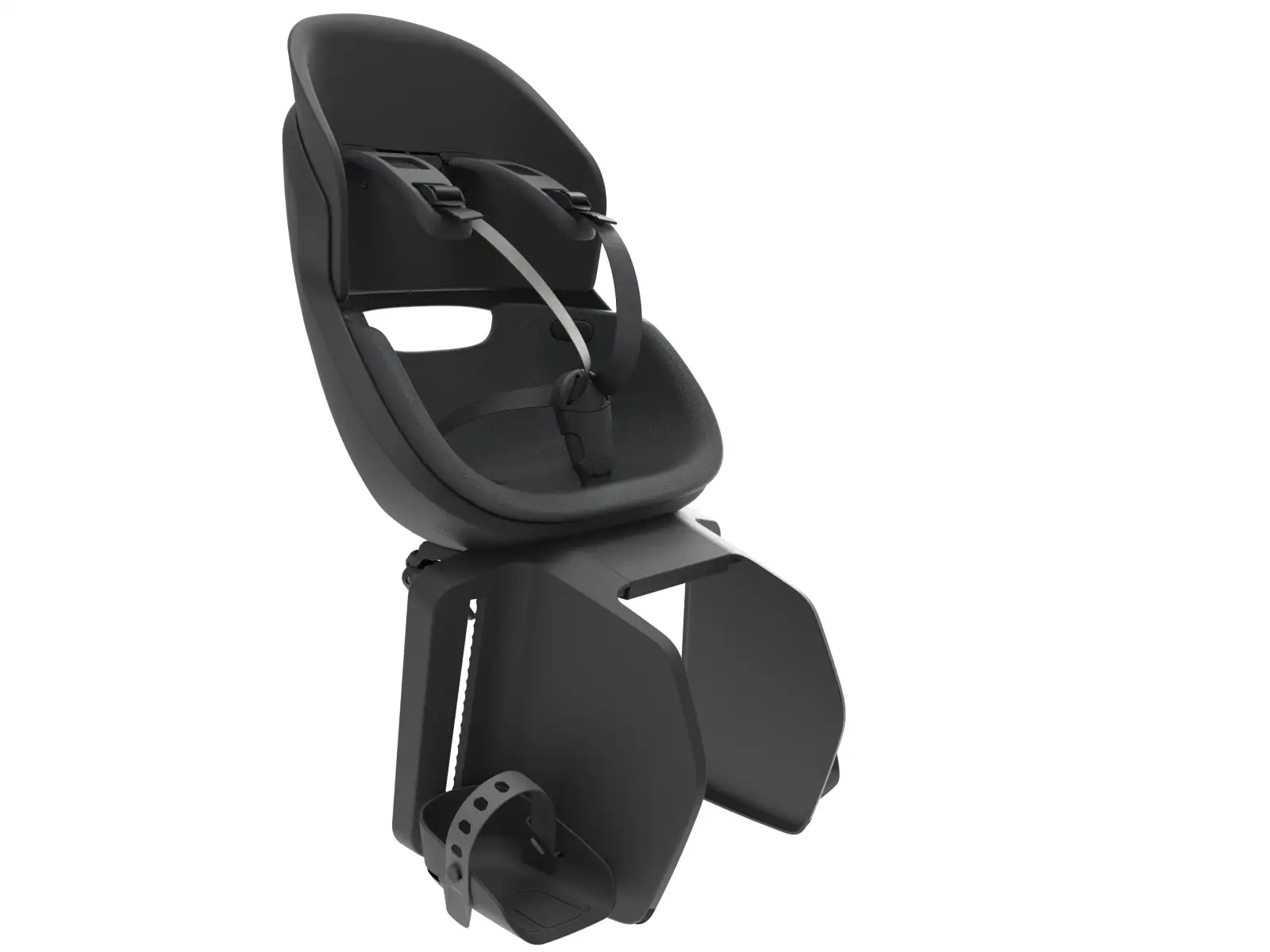 Prodigee Icon Kindersitz hinten am Gepäckträger Schwarz