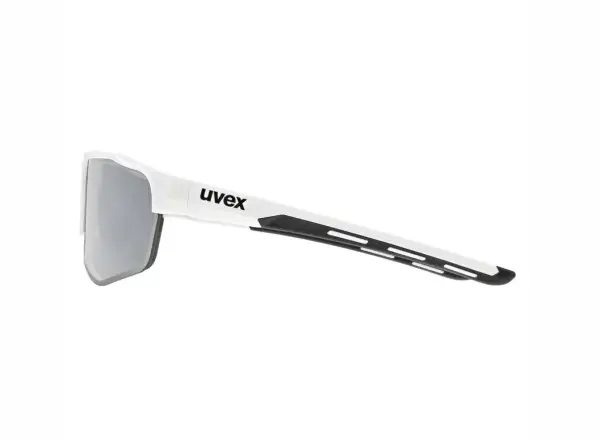 Uvex Axos Set Brille White Matt/Mirror Silver