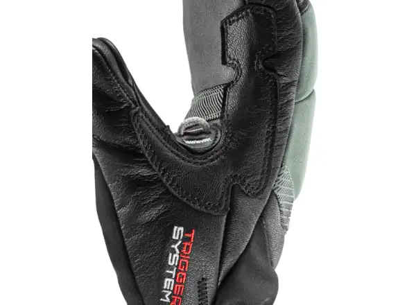 Leki Griffin Base 3D Women Mitt Damen Fäustlinge Black-Dusty Green