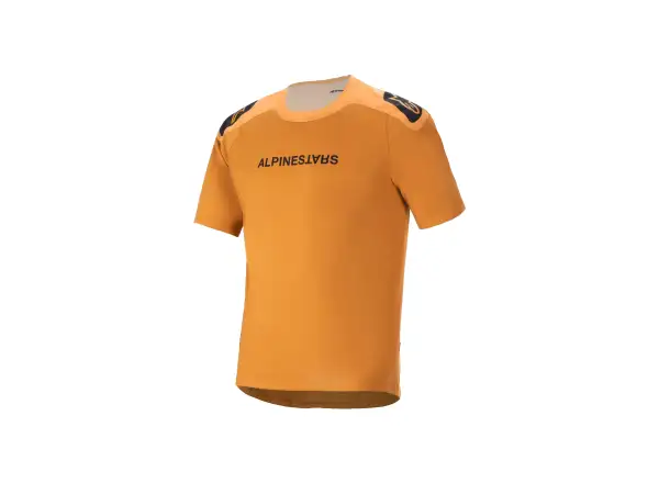 Alpinestars A-Aria Polartec Switch Herren-Trikot kurzarm Dark Gold