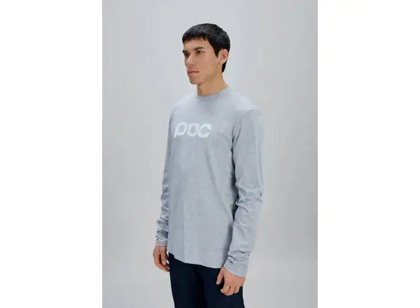 POC L/S Tee Langarmshirt Grey Melange