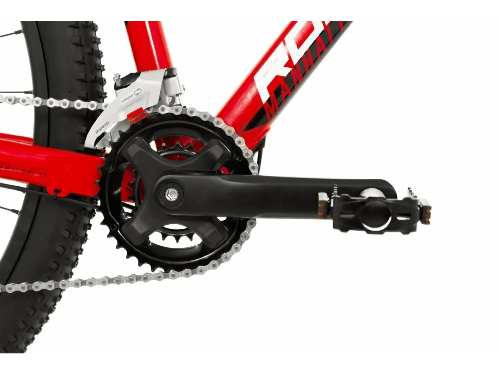 Rock Machine Manhattan 70-29 Rot/Weiß Mountainbike