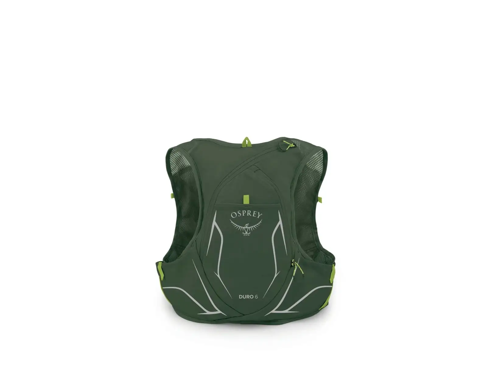 Osprey Duro 6 Laufweste 6 l + 2x Flasche Hydraulics 0,5 l Seegrasgrün/Limonade