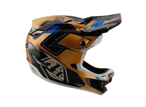 Troy Lee Designs D4 Composite Integralhelm Royalty Black/Gold