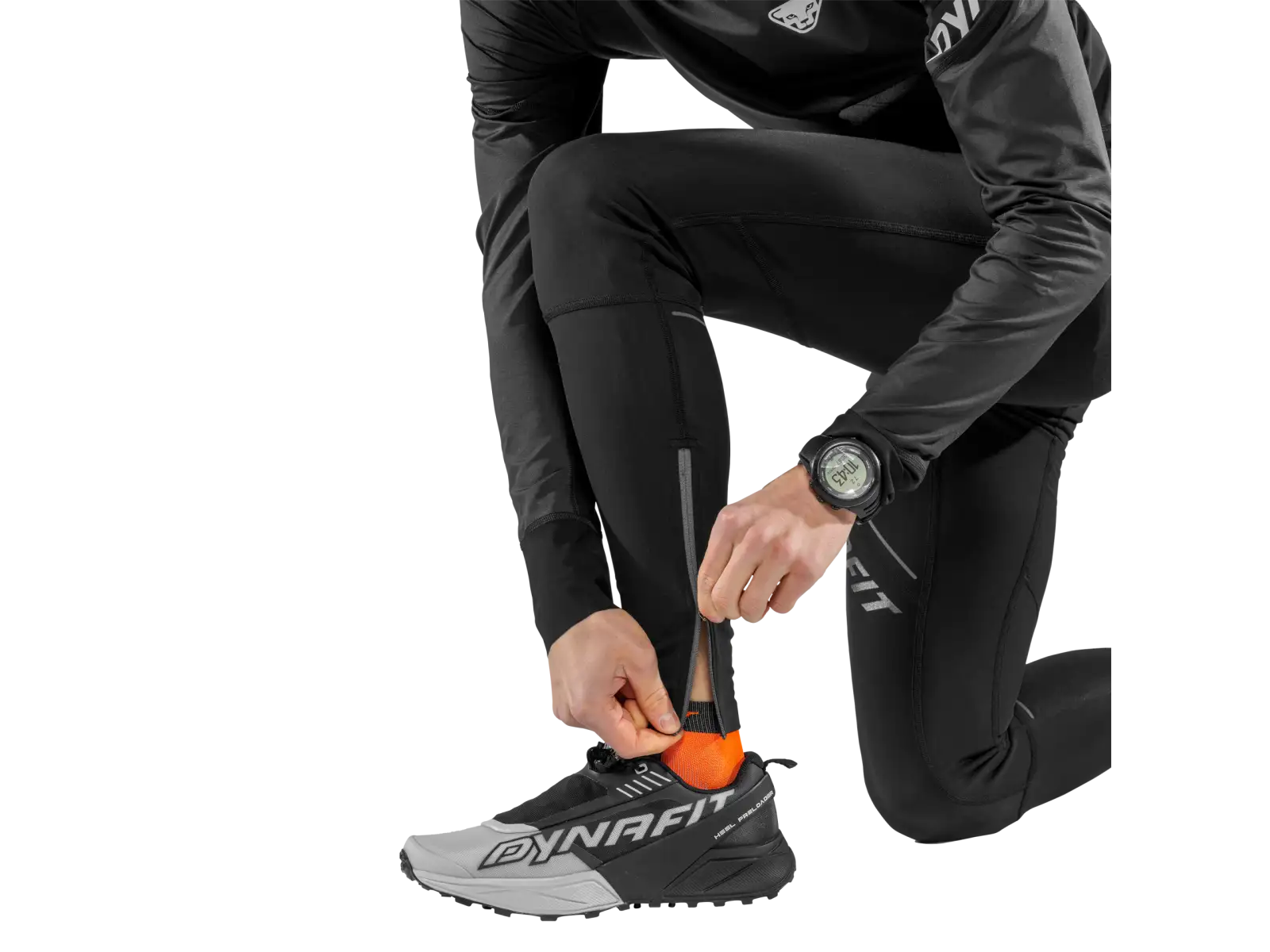 Dynafit Winter Running Tights Herren-Laufleggings in Schwarz