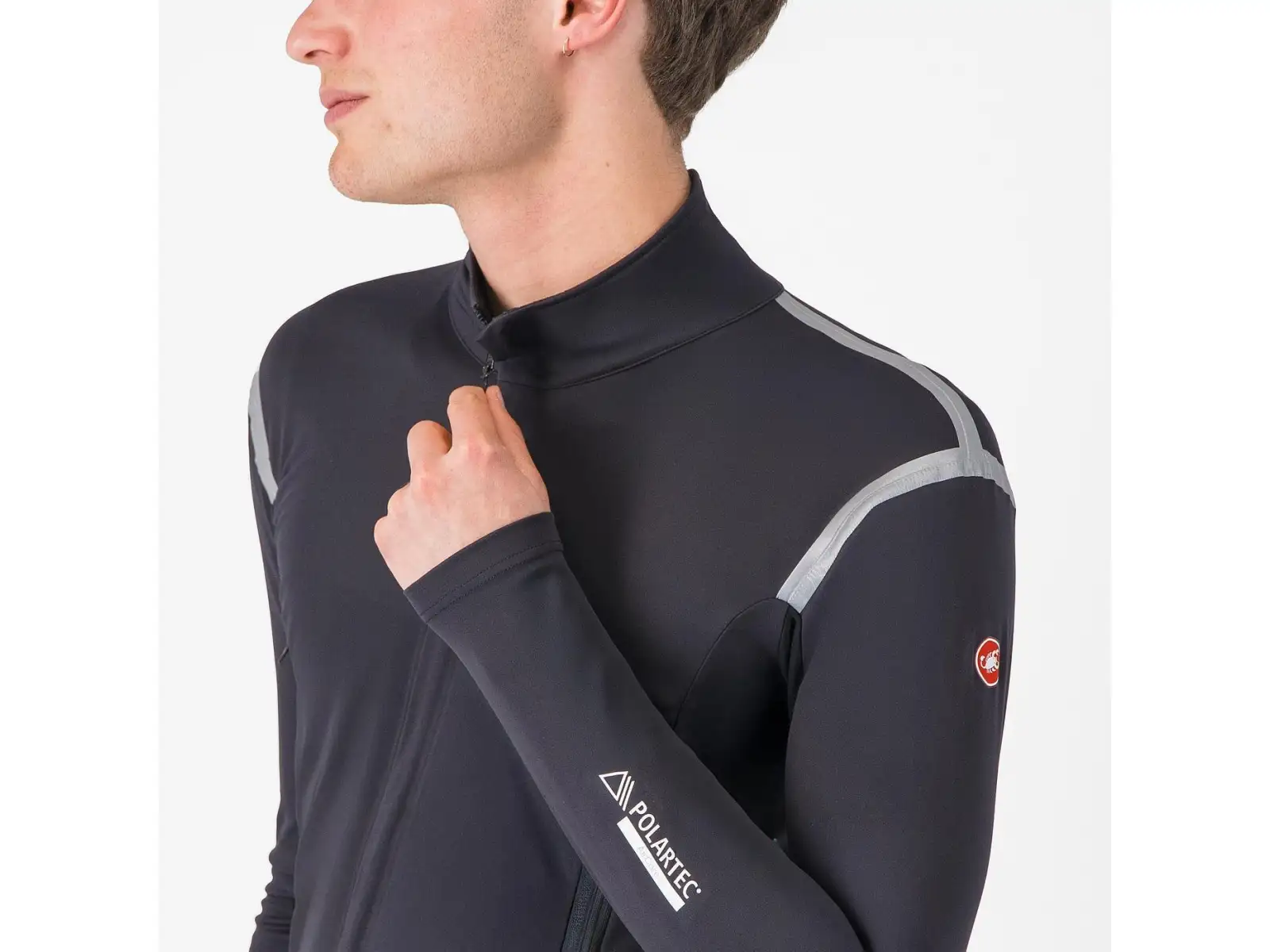 Castelli Perfetto RoS 3 Jacke Herrenjacke Light Black/Silver Reflex