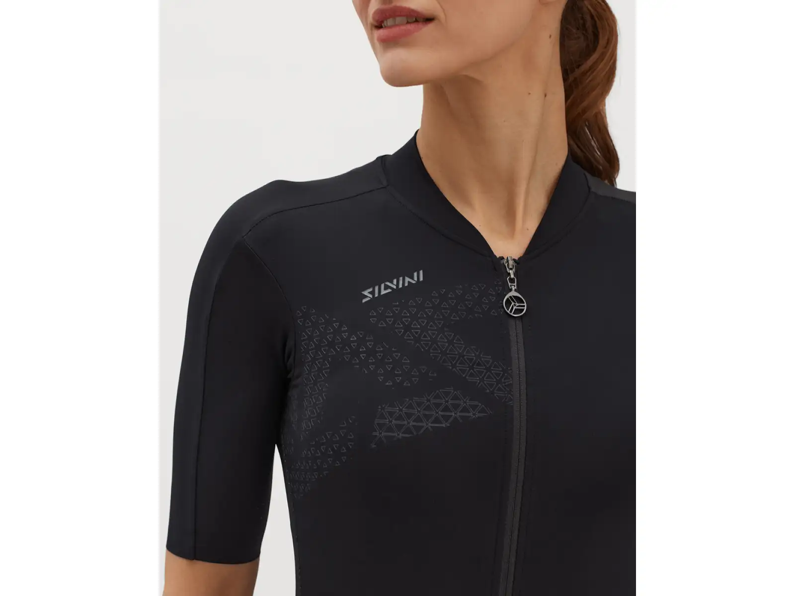 Silvini Rosalia Damen Kurzarmtrikot schwarz/anthrazit