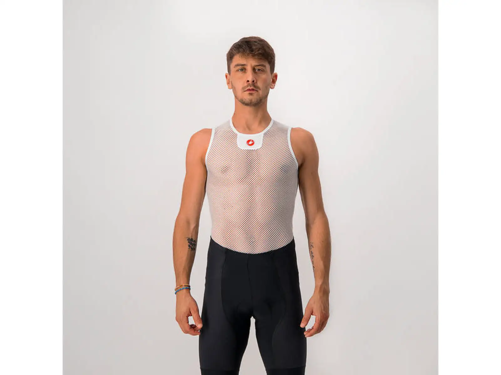 Castelli Core Mesh 3 Herren Funktions-Tanktop ohne Ärmel in Weiß