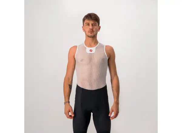 Castelli Core Mesh 3 Herren Funktions-Tanktop ohne Ärmel in Weiß