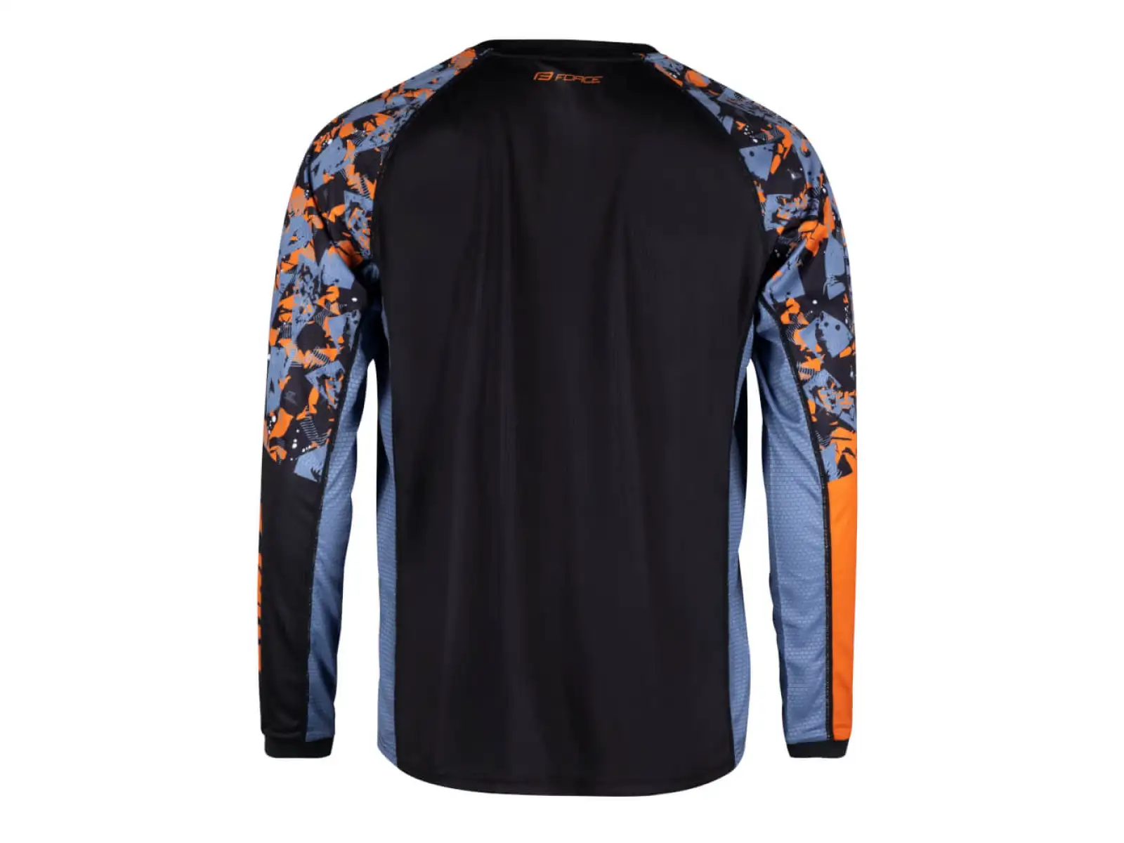 Force Reckless Unisex Langarmtrikot Schwarz/Orange