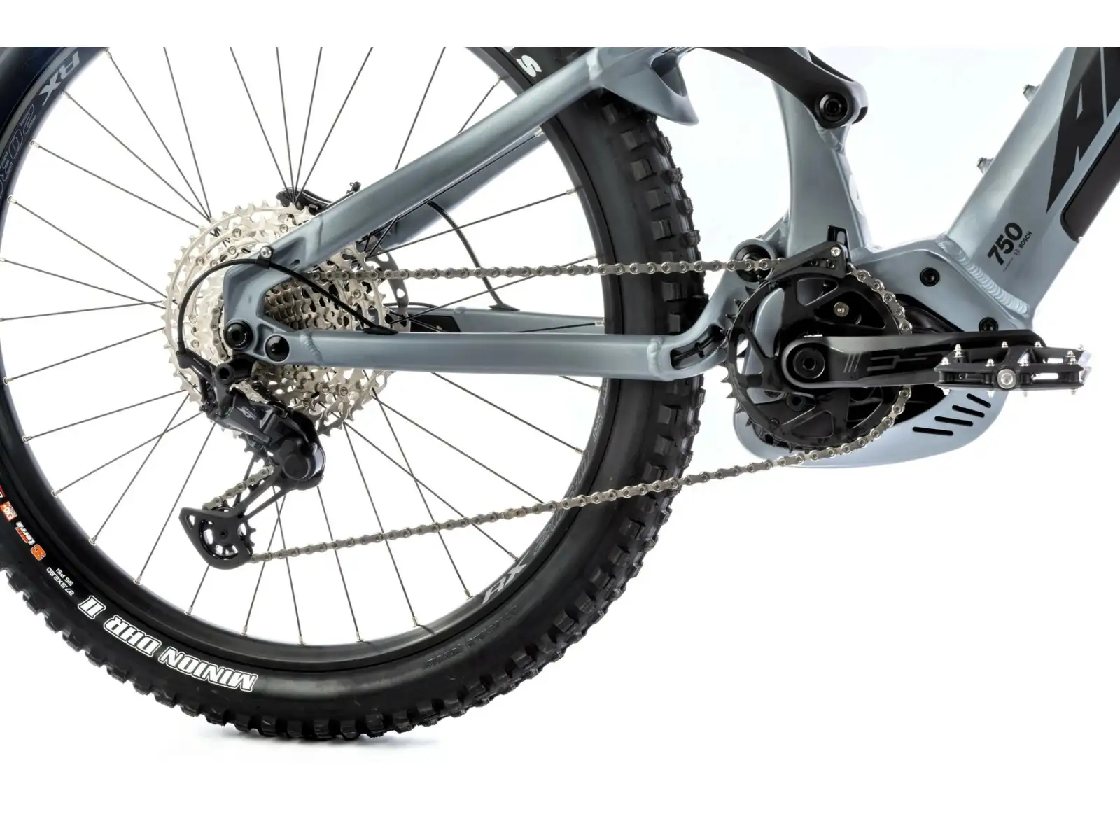 Apache Quruk 1 Vollgefedertes E-Bike (Bosch 1000 Wh) Dunkelgrau