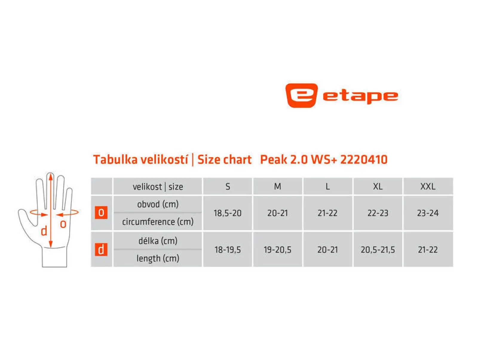 Etape Peak 2.0 WS+ Winterhandschuhe schwarz