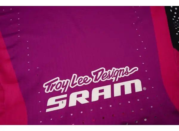 Troy Lee Designs x SRAM Sprint Ultra Herren Langarmtrikot Radioscape Fuchsia