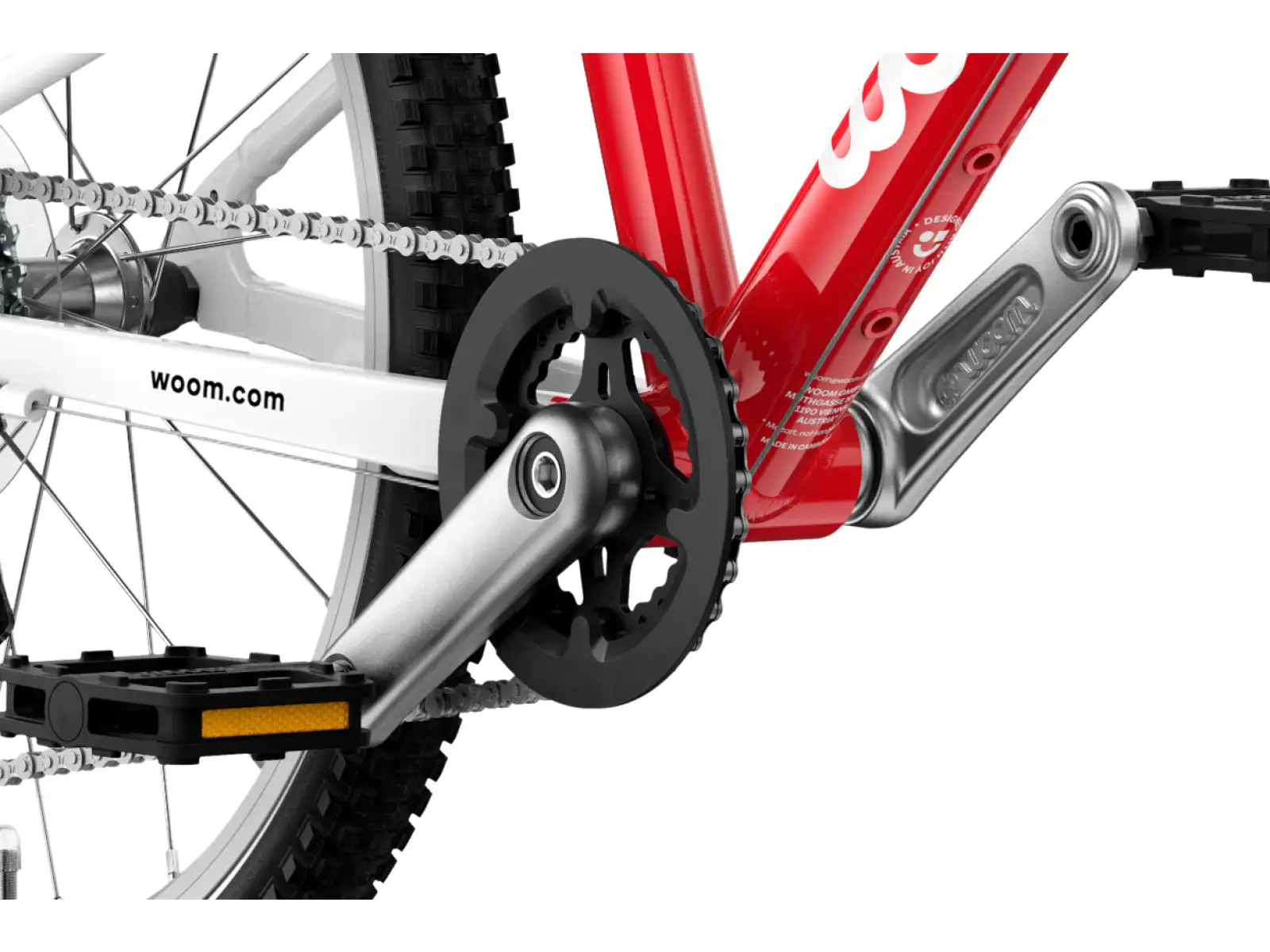 Woom GO 4 Red 20 Kinderfahrrad