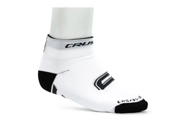 Crussis Fahrradsocken weiß/schwarz