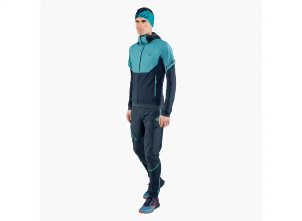 Dynafit Alpine Hybrid Skijacke für Männer in Storm Blue.