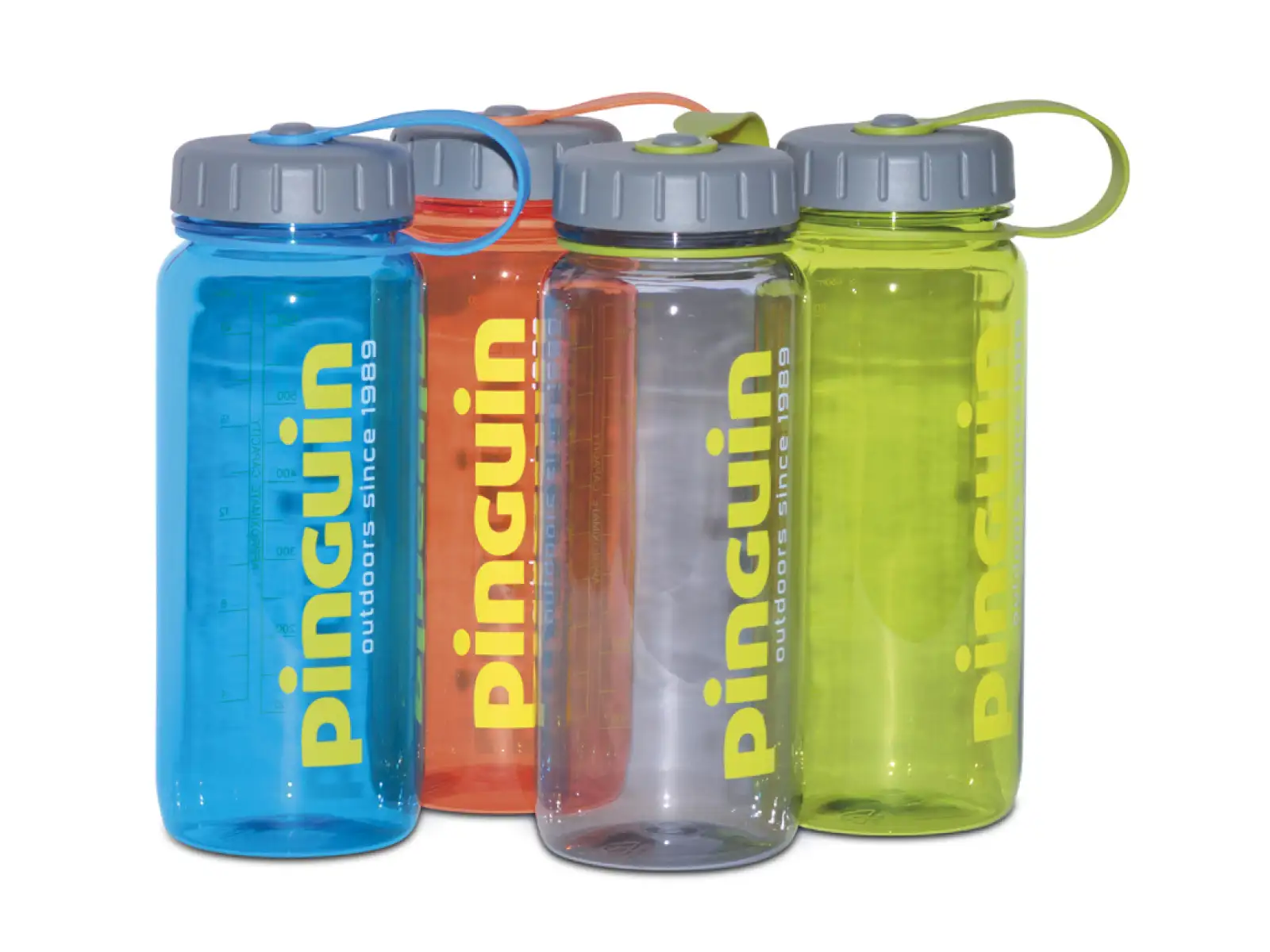 Pinguin Tritan Slim Flasche 0,65l grau