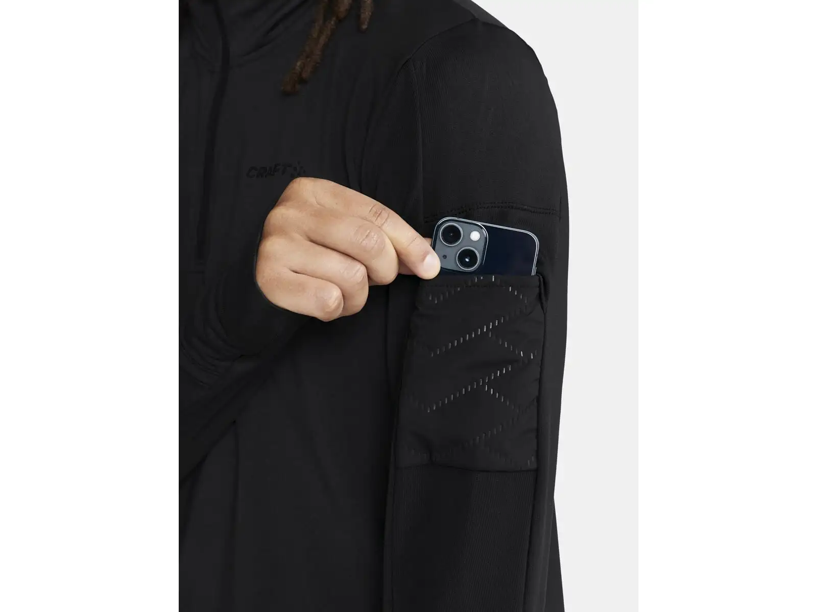Craft ADV SubZ Herrenlaufshirt Langarm Schwarz