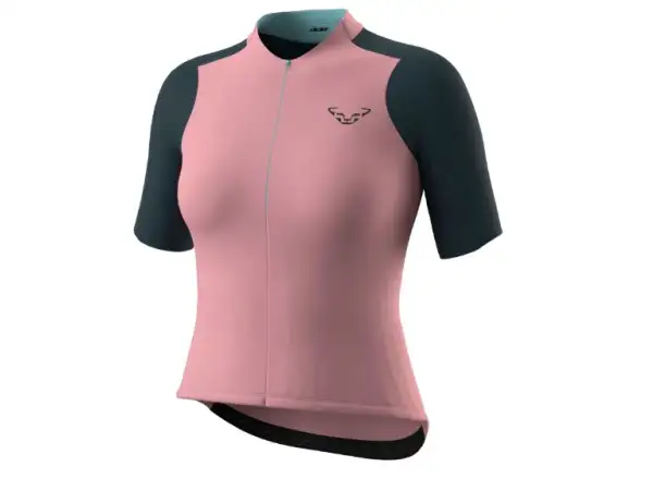 Dynafit Ride Light 1/2 Zip Damen Kurzarmshirt Mokarosa.