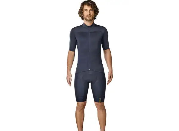 Mavic Essential Herrentrikot, kurze Ärmel, total Eclipse