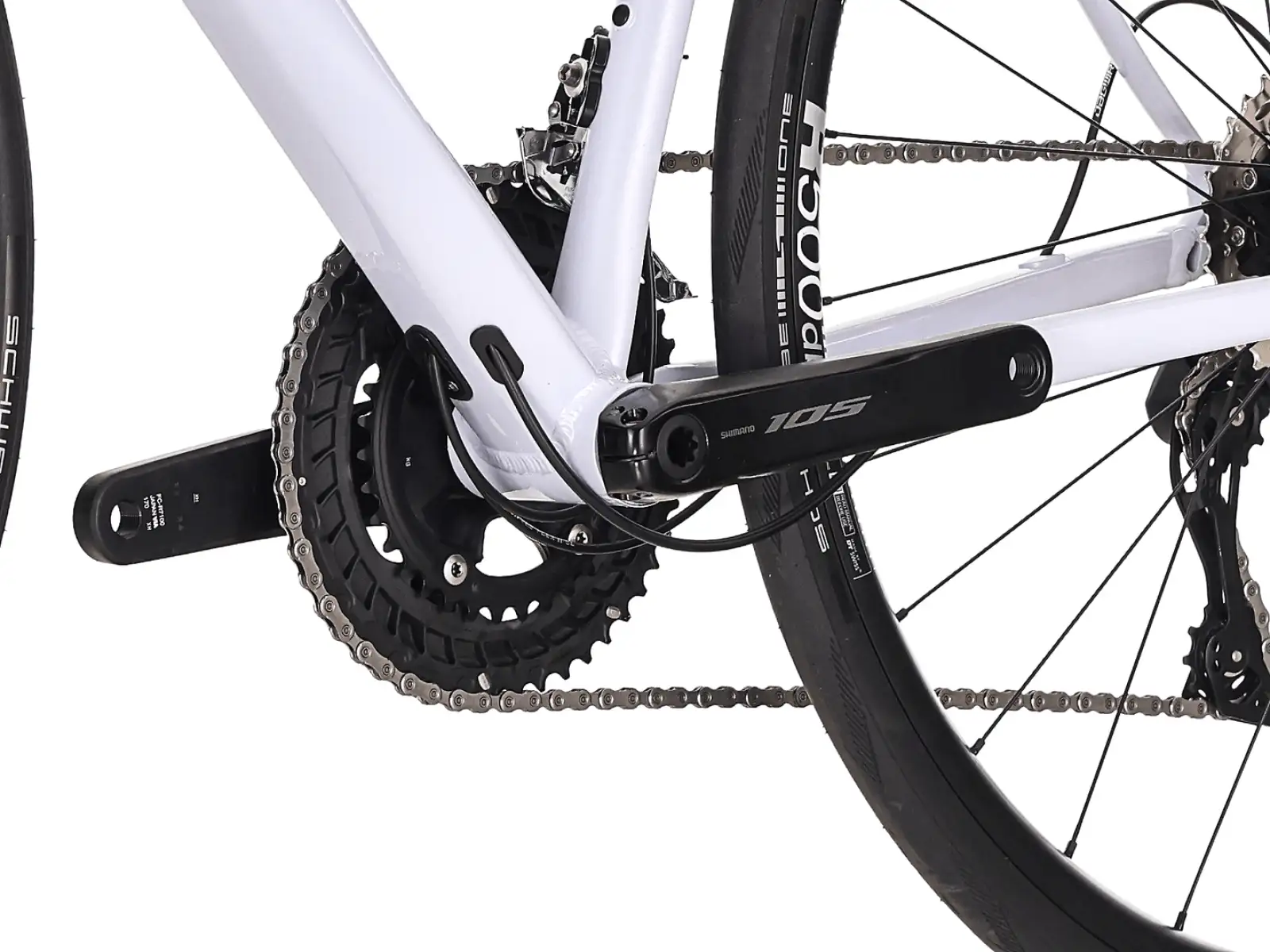 Superior XR 6.5 GF Rennrad Gloss Black / White