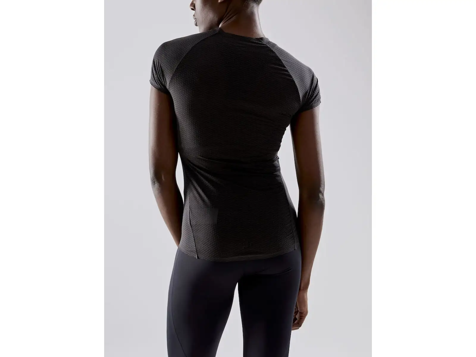 Craft Pro Dry Nanoweight Damen T-Shirt kurzarm Schwarz